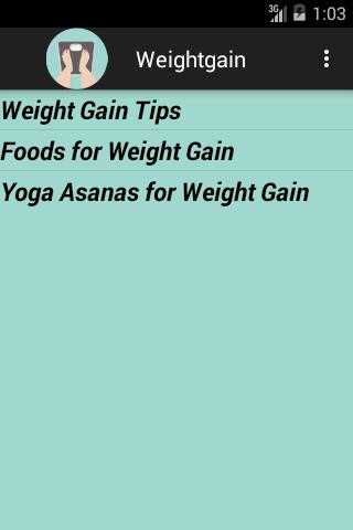 Weight Gain