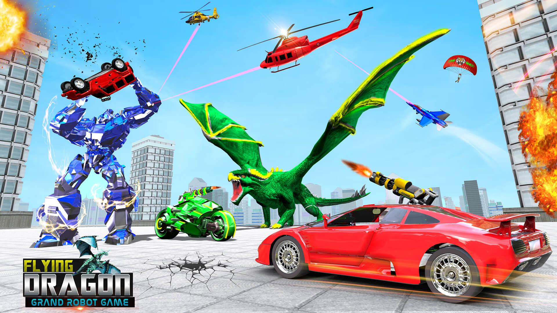 Flying Dragon Transform Robot