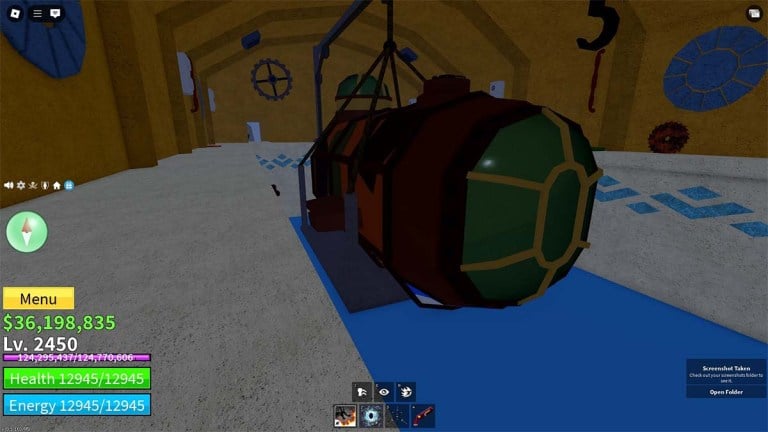 如何在Blox水果中获取潜艇