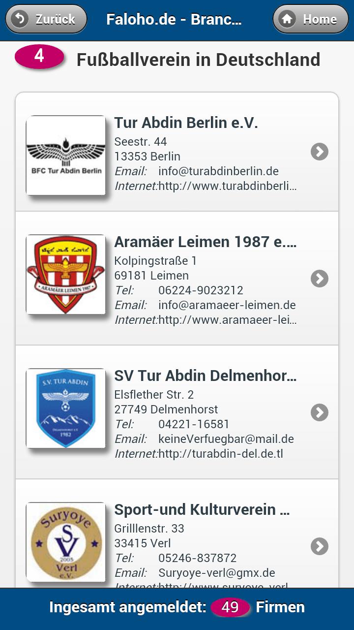 Faloho - Branchenbuch Suryoye