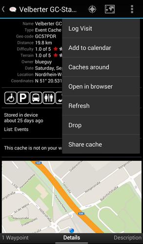 c:geo - calendar plugin
