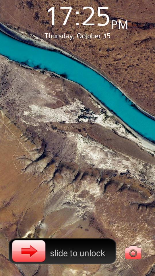 Lock Screen With Slider