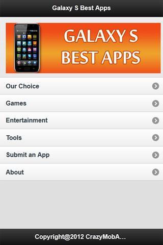 Galaxy S Best Apps