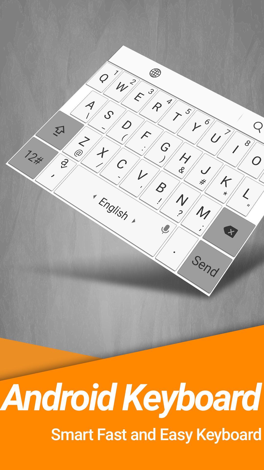 Emoji white keyboard