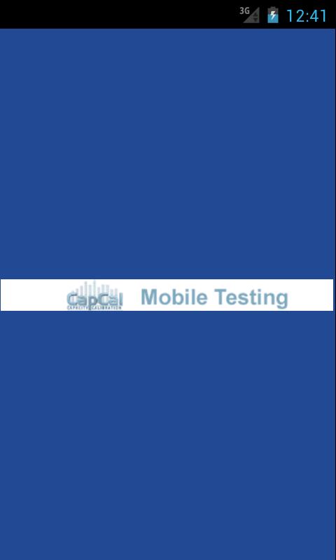 CapCal Mobile Testing