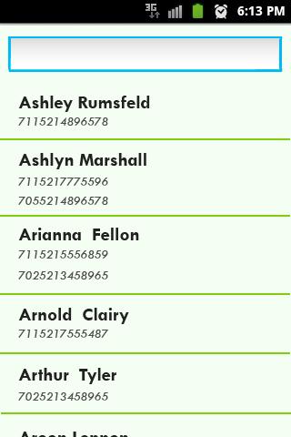 Search for contacts Free