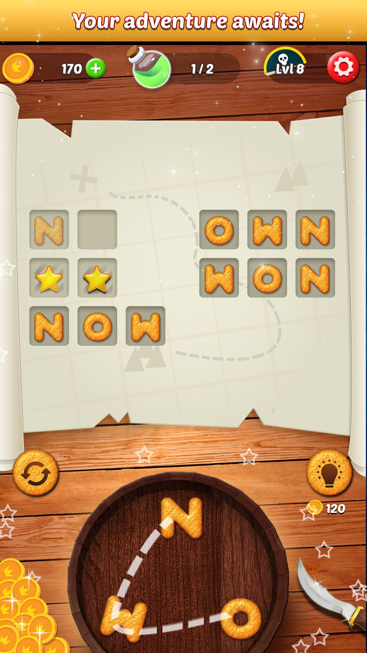 Word Pirate: word cookies search game